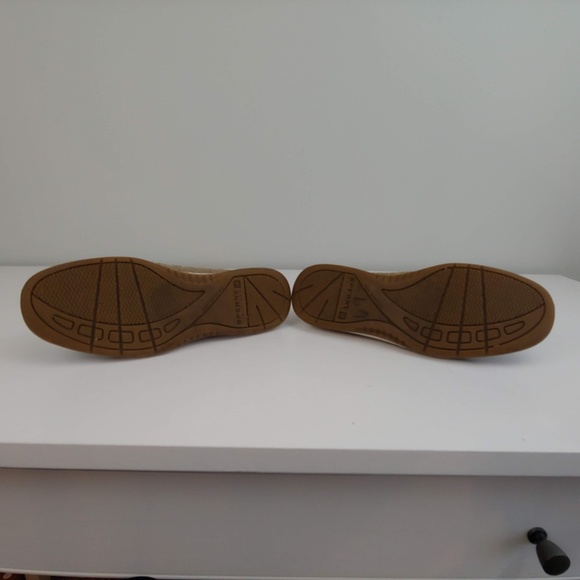 Womens 7 Sperry‎ Top Sider boat shoes gray white - Picture 5 of 6